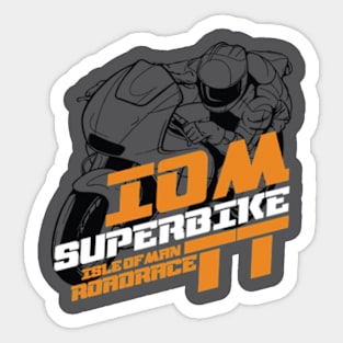 IOMTT Isle of Man TT Road Race Superbike Racer Sticker